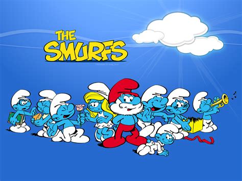 Download Comic The Smurfs Wallpaper