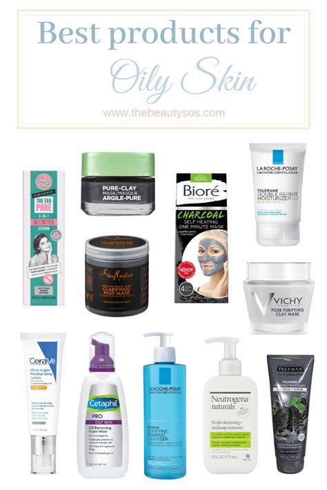 15+ Skin Care Products for Oily Skin 2018 - The Beauty SOS | Oily skin ...