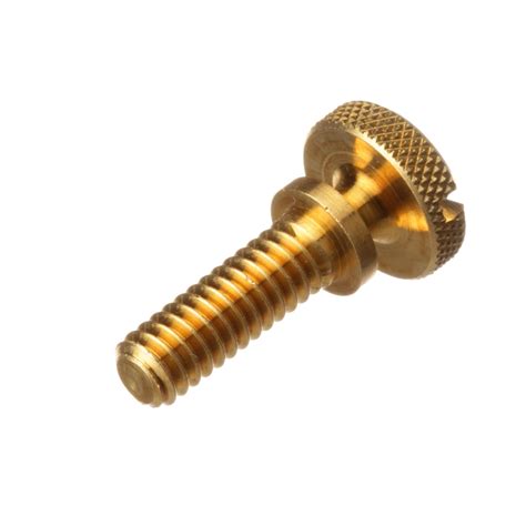 SOUTHBEND SCREW 1/4-20 KNURL THUMB BRASS | Part #1179703