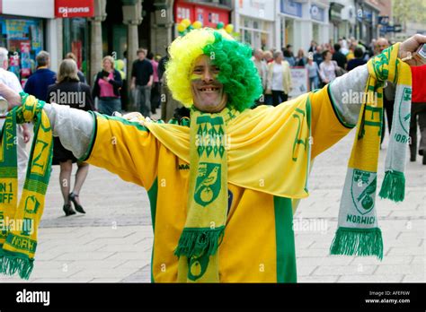 Norwich City Football Club Fan Stock Photo: 13922688 - Alamy