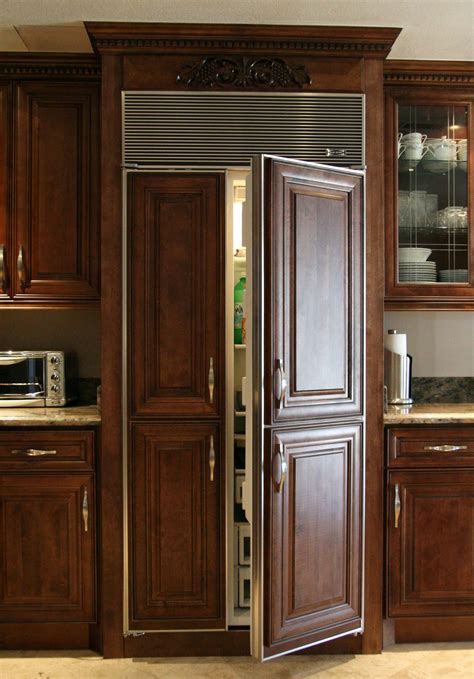 11 Sample Fridge Built Into Cabinet With DIY | Home decorating Ideas