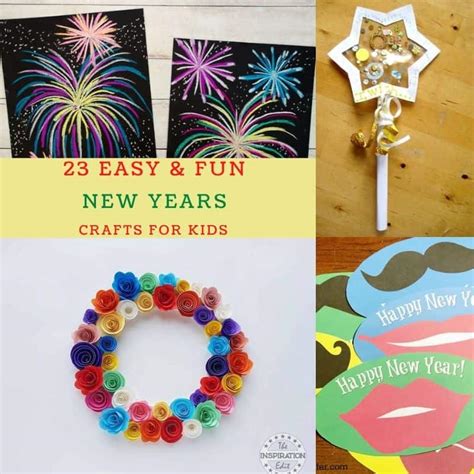 23 Easy And Fun Celebratory New Years Crafts For Kids