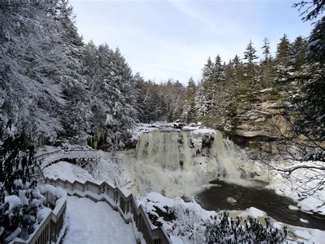 Wallpapers Seasons Winter Snow Blackwater Falls State Park USA