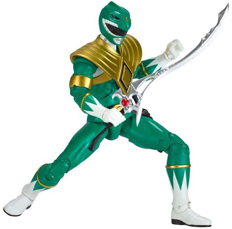 Power Rangers Mighty Morphin Legacy Build A Megazord Green Ranger 6.5 Action Figure MMPR Bandai ...