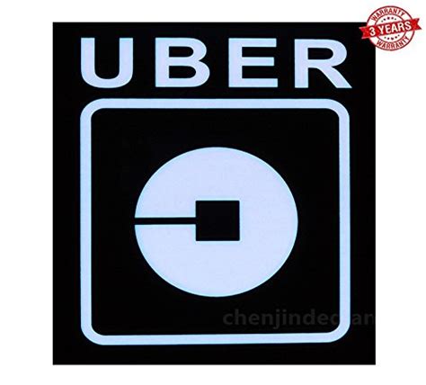 Uber Sign LED Light Sign Logo Sticker Decal Glow Wireless Decal ...