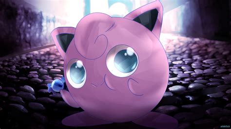 HD Jigglypuff Pokémon Desktop Wallpaper