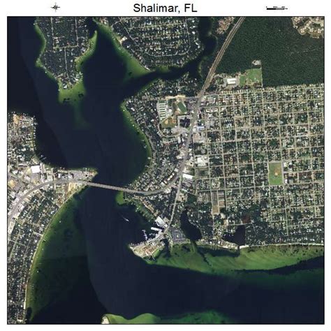 Aerial Photography Map of Shalimar, FL Florida