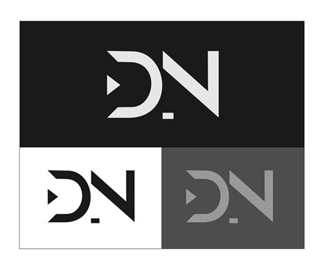 Modern, Masculine Logo Design for DN by Blue-Bird | Design #21718426