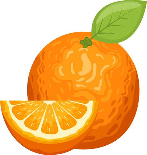 Delicious orange fruit clipart design illustration 9400393 PNG