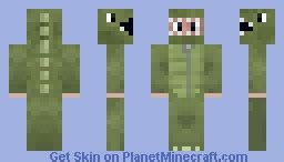 Dinosaur Costume Minecraft Skin