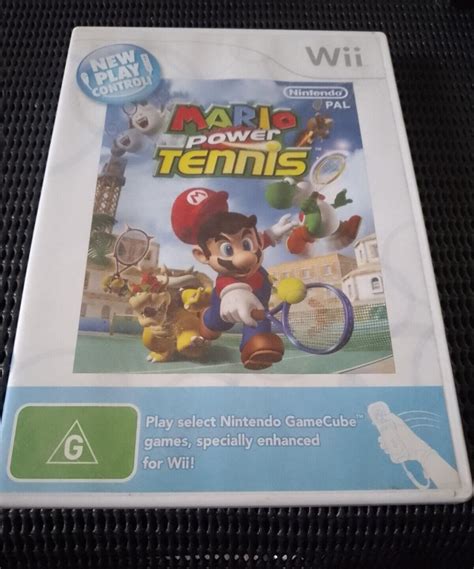 Wii Nintendo Mario Power Tennis