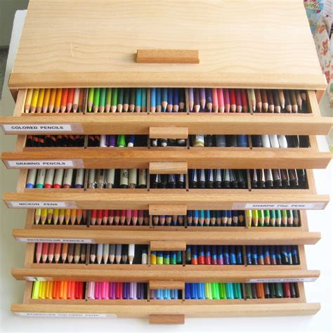Art Supply Storage Ideas | Examples and Forms