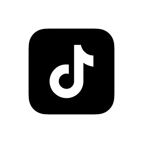 Black Tiktok logo vector, Tiktok symbol, Tiktok icon free vector ...