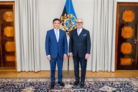 The President of Estonia expressed support for strengthening Kazakh ...