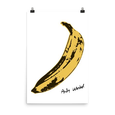 Art-O-Rama - Andy Warhol’s Banana 1967 Pop Art Poster in 2023 | Pop art posters, Andy warhol ...