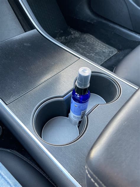 Cupholder insert with center storage for Tesla Model 3 by Electric Joe | Download free STL model ...