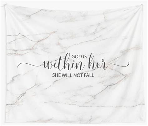 "God is within her she will not fall - Marble" Tapestry for Sale by ChristianStore | Christian ...