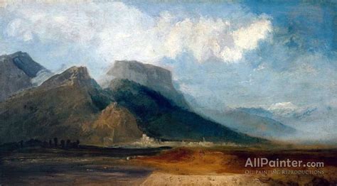 Joseph Mallord William Turner Grenoble Seen From The River Drac With Mont Blanc In The Distance ...