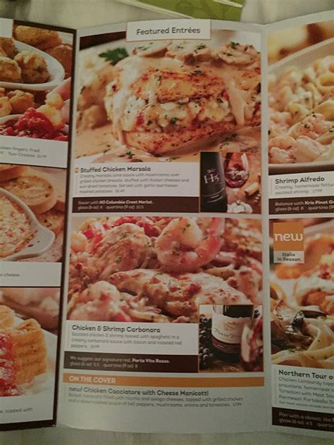 Olive Garden Menu Prices