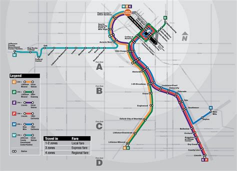 Rtd Denver Light Rail Map - Map Of New Hampshire