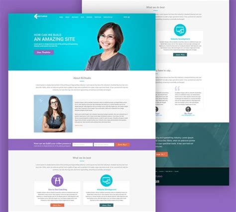 Web Development Company Website Template Free PSD – Download PSD