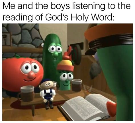 Memeing through VeggieTales: The Toy That Saved Christmas | Memes for Jesus - Christian Store ...