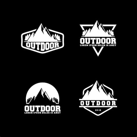 Premium Vector | Outdoor logo design template