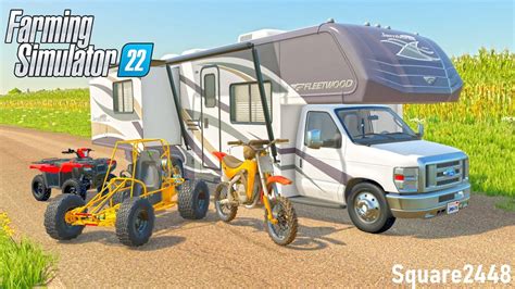 Renting An RV & Going Camping! | Farming Simulator 22 - YouTube