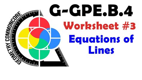 G.GPE.B.4 - Equations of Lines & their different Formats - YouTube