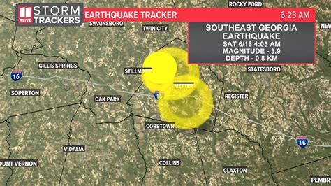 Metter Georgia earthquake this morning how big was it | 11alive.com