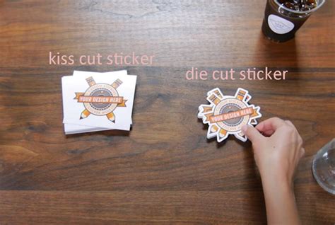 Difference Between Die Cut vs. Kiss Cut Stickers