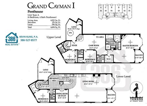 Towers Floor Plans - Ponce Inlet Condos