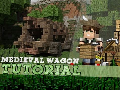 Minecraft Tutorial: Medieval Wagon! - YouTube