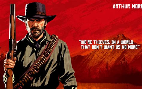 Red Dead Redemption 2 Wallpaper 4K, Arthur Morgan quotes