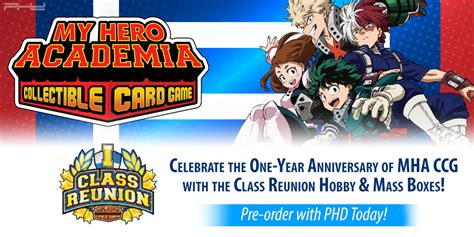 My Hero Academia CCG: Class Reunion 2022 Boxes — Jasco Games - PHD Games