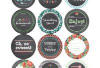 Jelly Jar Labels In White, Black & Pink | Mason Jars Labels regarding Mason Jar Label Templates ...