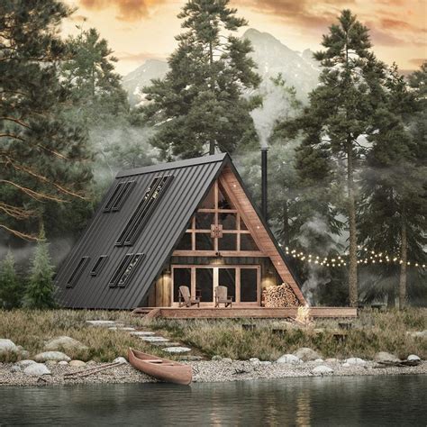 9 Prefab A-Frame Cabin Kits You Can Buy Right Now | A frame house kits, Prefab cabins, Build ...