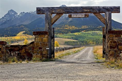 Last Dollar Ranch | Farm gate entrance, Farm entrance, Ranch entrance ideas