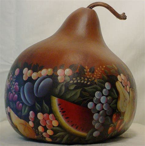 Decorative gourds | Hand painted gourds, Painted gourds, Gourds crafts