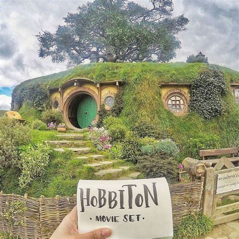 "Hobbiton Movie Set" Artist: @merylmagzy Location: Waikato New Zealand #calligrascape # ...