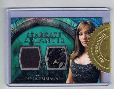 STARGATE ATLANTIS SEASON 2 TEYLA EMMAGAN DUAL COSTUME CARD -- Antique ...