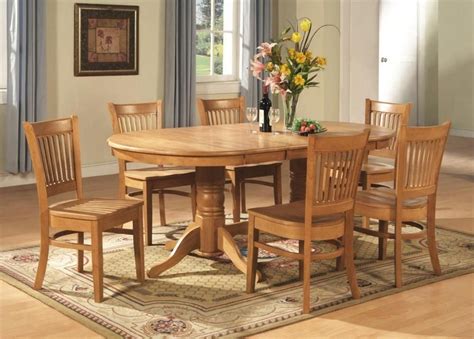 The 20 Best Collection of Oval Oak Dining Tables and Chairs