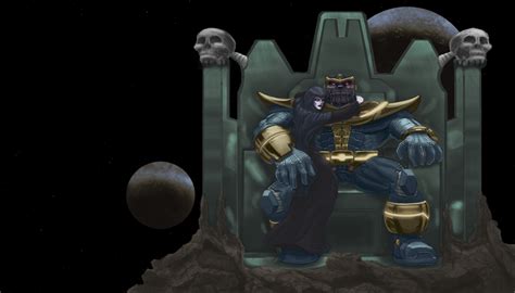 Thanos and Death by LegionBrewer on Newgrounds