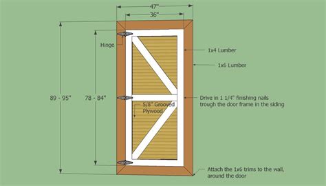 Watabak: Make Your Own Sliding Shed Door