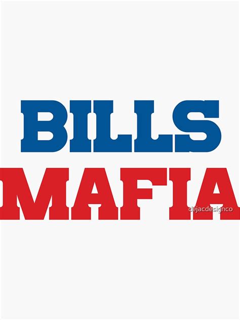 "BILLS MAFIA - Buffalo AFC Champions Essential Bills Mafia Color ...