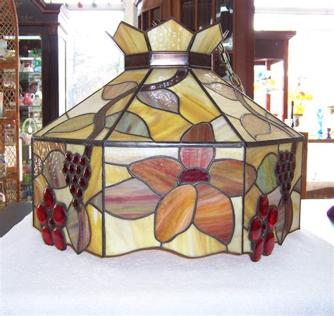 Triple A Resale Tiffany Style Stained Glass Chandelier