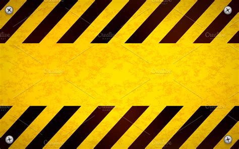 Bright yellow blank warning sign | Custom-Designed Illustrations ~ Creative Market