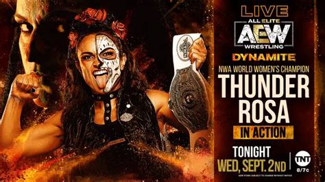 Thunder Rosa makes AEW in-ring debut tonight on Dynamite • AIPT