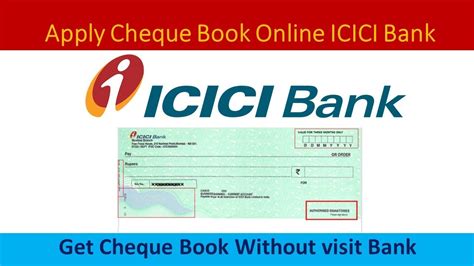 How To Request ICICI Bank Cheque Book Online - Finances Rule