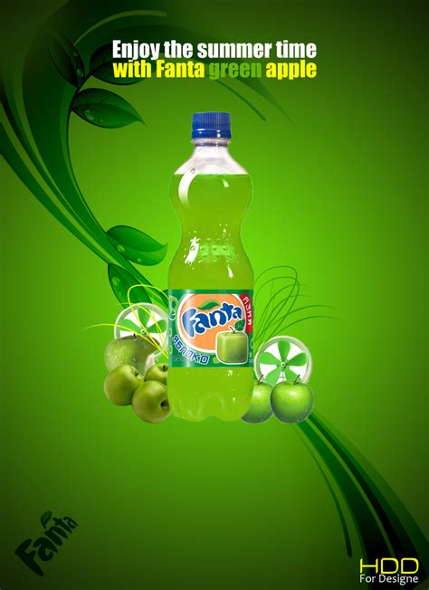 Fanta green apple Advertising by Newfelhdd on deviantART | Fanta, Green apple, Apple advertising